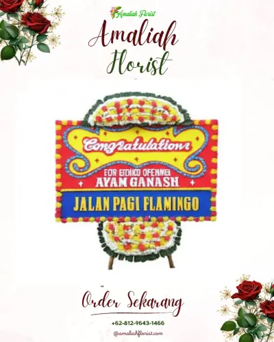 Bunga Papan Congratulation di Sumberpetung